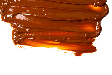 Sweet caramel pattern, top view.