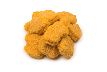 Nuggets isolated on a white background.