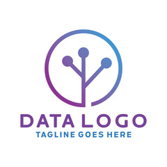 Data Logo Design Inspiration For Business And Company
