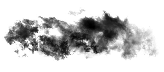 white cloud Isolated on white background,Smoke Textured,brush effect