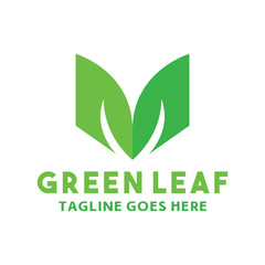 Green Leaf Logo Design Inspiration For Business And Company