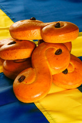 Stockholm, Sweden Traditional Swedish Christmas saffron buns