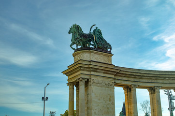 Obraz premium Heroes Square Budapest