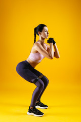 Cropped shot of young beautiful woman in great shape. Sporty lifestyle concept.