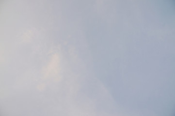 Blue sky and white clouds