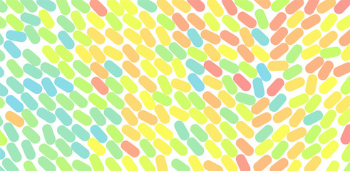 Abstract background with color ovals. Vector illustration for print, textile, fabric, package, wrapping or cover.