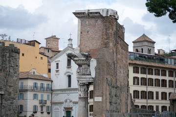 Column of Phocas at the Roman Forum in Rome