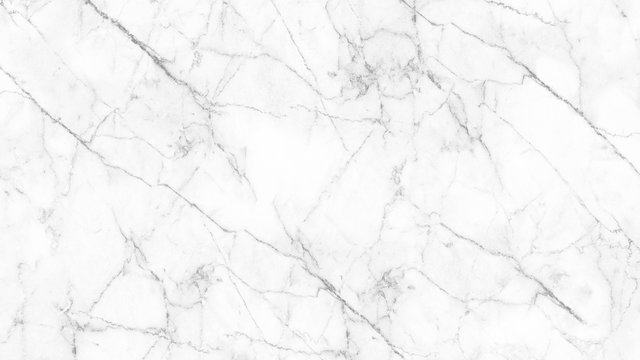 White marble texture with natural pattern for background or design art work. Natural backdrop.