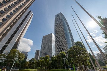 Obraz premium 東京の風景 新宿のビジネス街