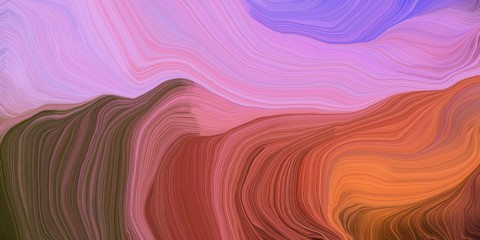 Obraz premium abstract colorful waves motion. can be used as wallpaper, background graphic or texture. graphic illustration with plum, sienna and old mauve colors