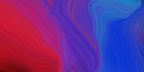 abstract colorful waves motion. can be used as wallpaper, background graphic or texture. graphic illustration with dark slate blue, strong blue and firebrick colors
