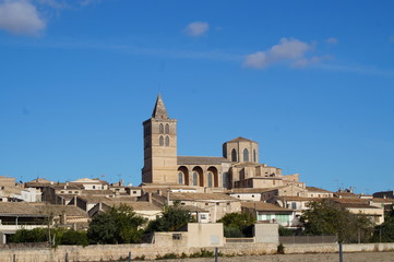 Balearen, Mallorca, Dorf, Kirche