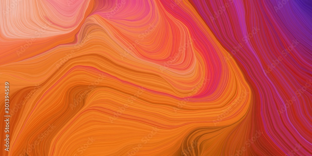 Poster abstract fractal swirl waves. can be used as wallpaper, background graphic or texture. graphic illus