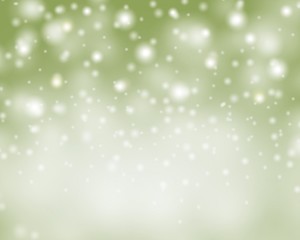 Yellow green abstract background with snowflakes winter and white light blurred beautiful shiny, use illustration Christmas new year wallpaper backdrop and texture your product. 