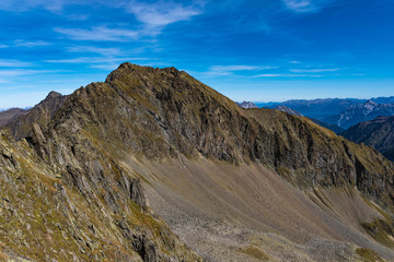 mount schafgrübler in the stubai alps tyrol