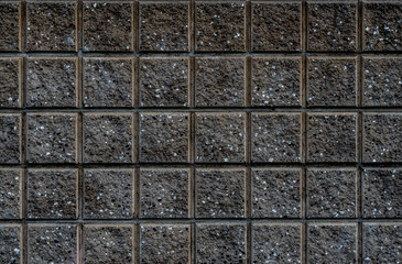Cement block wall box,background,abstract