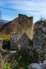 Fototapeta na wymiar Georgian autumnal landscape