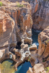 View of Bourkes Luck Potholes in the Treur River