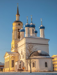 Annunciation Cathedral in  old Russian city of Borovsk
