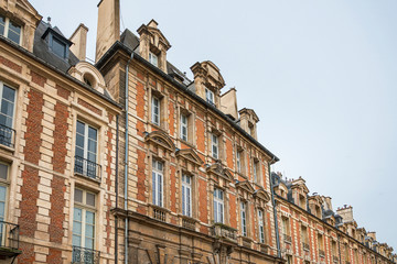 old-fashioned building in paris ,Europe