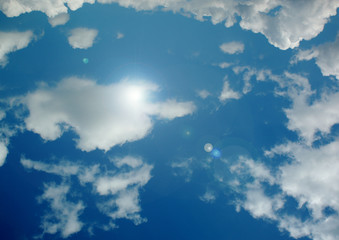 Obraz premium clouds in the blue sky