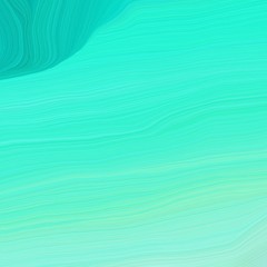 square graphic illustration with turquoise, aqua marine and dark turquoise colors. abstract colorful swirl motion. can be used as wallpaper, background graphic or texture