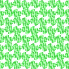 abstract seamless pattern. heart of light green stripes on white background