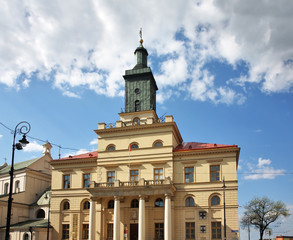 Fototapeta premium Townhouse at Lokietka square in Lublin. Poland