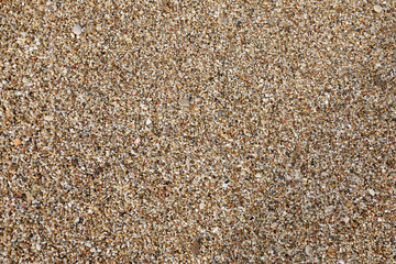 Thousands and thousands of many small pebbles