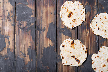 Obraz na płótnie Canvas Homemade pita bread