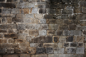 Background in the form of an old brickwork