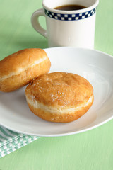 Donuts and coffee