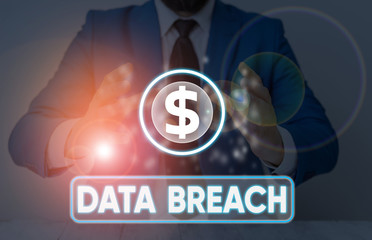 Word writing text Data Breach. Business photo showcasing incident in which sensitive or...