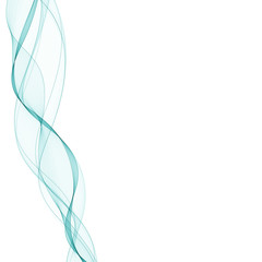 abstract blue wave. Layout for advertising. vector pattern