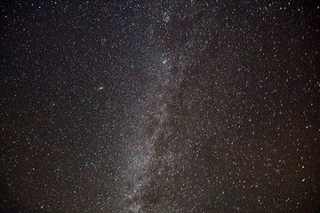 the milky way constellation in the starry sky