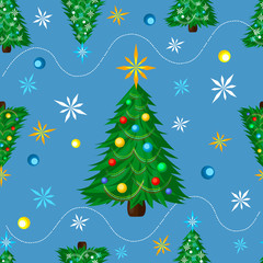 vector pattern Christmas tree Wallpaper