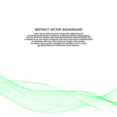 abstract green wave. vector pattern. presentation template