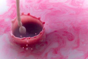 Abstract background ink and oil