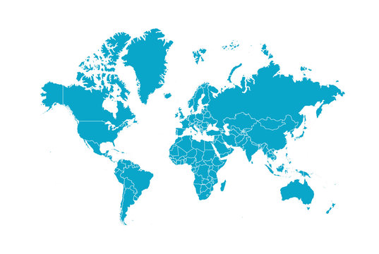 vector world map
