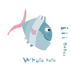  fish,   cartoon,  postcard, baby, template, frame, inscription,shirt