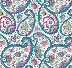 paisley floral pattern, textile , Rajasthan, royal India	