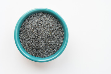 Poppy Seeds in a Bowl