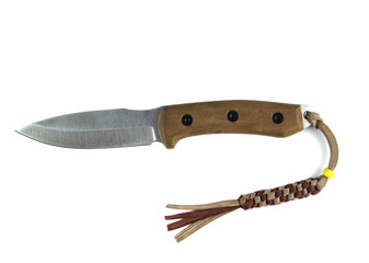 Tourist knife isolated on white background