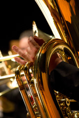Tuba, instrumento musical, sopros, metais