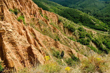 The sandstone pyramids of Stob, Rila mountain Bulgaria