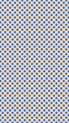 Seamless Pattern (Triangle shapes, White Star Light on Blue Textile Pattern)