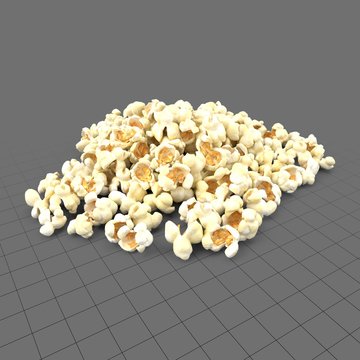 Pile of popcorn