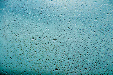 water drops on the surface