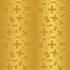 Vector illustration of math symbols.