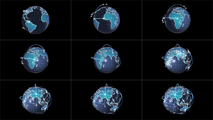 Global information networking collage